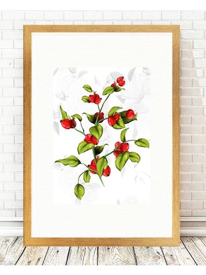 Tablo center Altın Varak Çerçeveli Tablo - 24x29cm