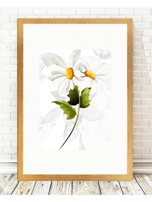 Tablo center Altın Varak Çerçeveli Tablo - 24x29cm