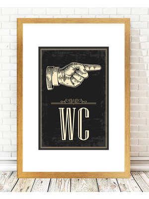 Tablo center Altın Varak Çerçeveli Tablo - 24x29cm