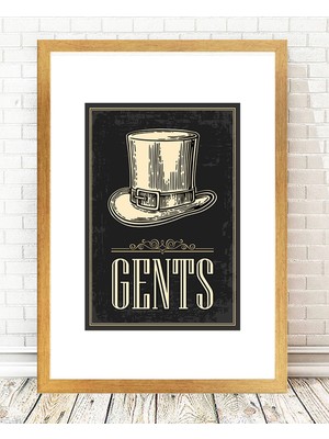 Tablo center Altın Varak Çerçeveli Tablo - 24x29cm