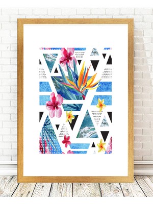 Tablo center Altın Varak Çerçeveli Tablo - 24x29cm