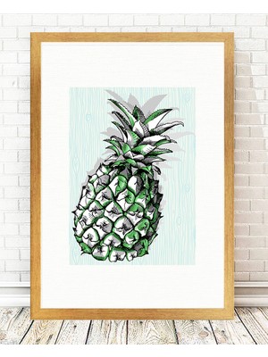 Tablo center Altın Varak Çerçeveli Tablo - 24x29cm