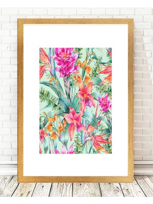 Tablo center Altın Varak Çerçeveli Tablo - 24x29cm