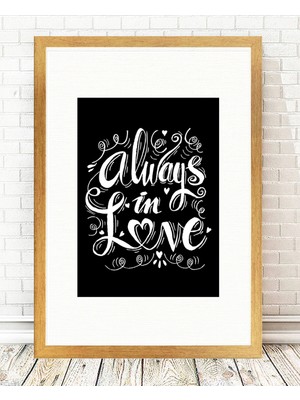 Tablo center Altın Varak Çerçeveli Tablo - 24x29cm