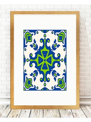 Tablo center Altın Varak Çerçeveli Tablo - 24x29cm