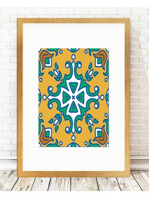 Tablo center Altın Varak Çerçeveli Tablo - 24x29cm