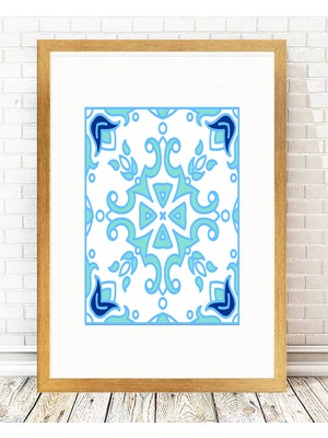 Tablo center Altın Varak Çerçeveli Tablo - 24x29cm