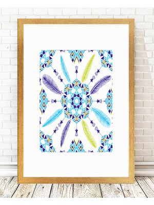 Tablo center Altın Varak Çerçeveli Tablo - 24x29cm