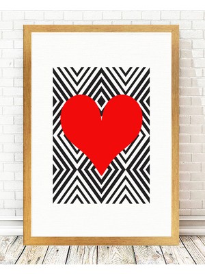 Tablo center Altın Varak Çerçeveli Tablo - 24x29cm