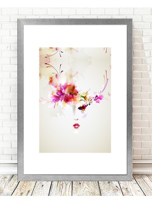 Tablo center Gümüş Çerçeveli Tablo - 24x29cm