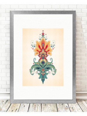 Tablo center Gümüş Çerçeveli Tablo - 24x29cm