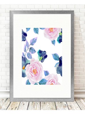 Tablo center Gümüş Çerçeveli Tablo - 24x29cm