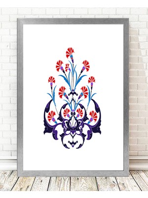 Tablo center Gümüş Çerçeveli Tablo - 24x29cm