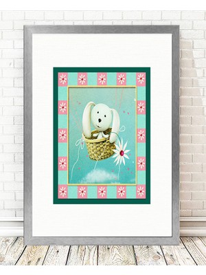 Tablo center Gümüş Çerçeveli Tablo - 24x29cm