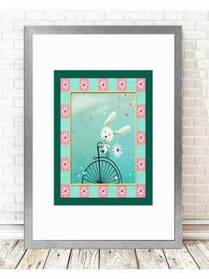 Tablo center Gümüş Çerçeveli Tablo - 24x29cm