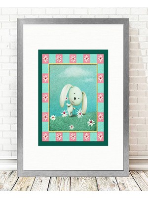 Tablo center Gümüş Çerçeveli Tablo - 24x29cm