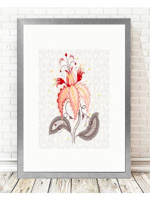 Tablo center Gümüş Çerçeveli Tablo - 24x29cm