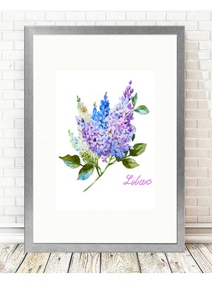 Tablo center Gümüş Çerçeveli Tablo - 24x29cm