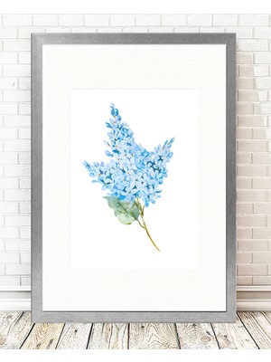 Tablo center Gümüş Çerçeveli Tablo - 24x29cm