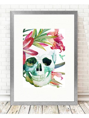 Tablo center Gümüş Çerçeveli Tablo - 24x29cm