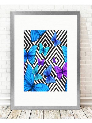 Tablo center Gümüş Çerçeveli Tablo - 24x29cm