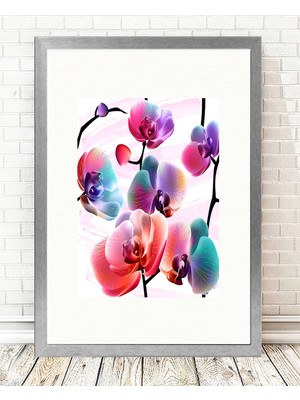 Tablo center Gümüş Çerçeveli Tablo - 24x29cm