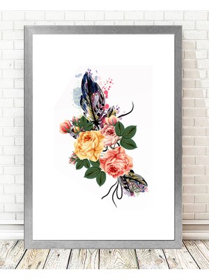Tablo center Gümüş Çerçeveli Tablo - 24x29cm