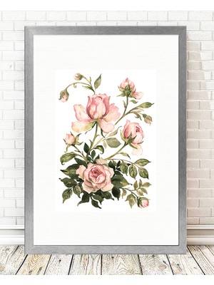 Tablo center Gümüş Çerçeveli Tablo - 24x29cm