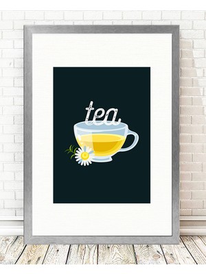 Tablo center Gümüş Çerçeveli Tablo - 24x29cm