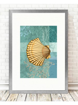 Tablo center Gümüş Çerçeveli Tablo - 24x29cm