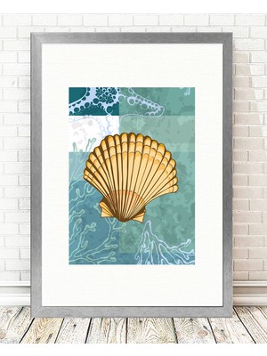 Tablo center Gümüş Çerçeveli Tablo - 24x29cm