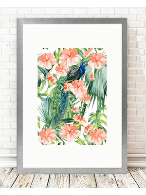 Tablo center Gümüş Çerçeveli Tablo - 24x29cm