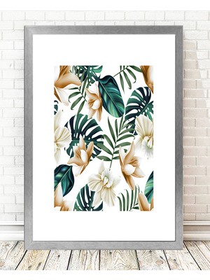 Tablo center Gümüş Çerçeveli Tablo - 24x29cm