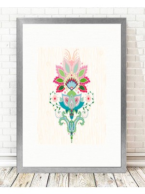 Tablo center Gümüş Çerçeveli Tablo - 24x29cm