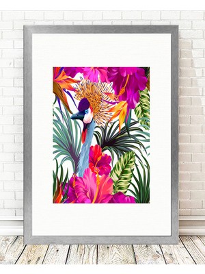 Tablo center Gümüş Çerçeveli Tablo - 24x29cm