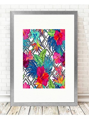 Tablo center Gümüş Çerçeveli Tablo - 24x29cm