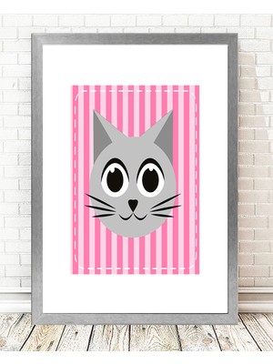 Tablo center Gümüş Çerçeveli Tablo - 24x29cm