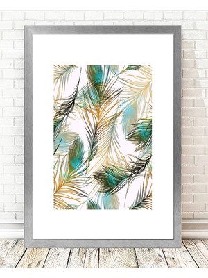 Tablo center Gümüş Çerçeveli Tablo - 24x29cm