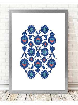 Tablo center Gümüş Çerçeveli Tablo - 24x29cm