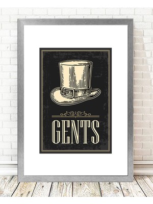 Tablo center Gümüş Çerçeveli Tablo - 24x29cm