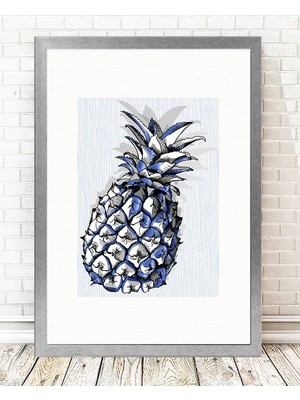 Tablo center Gümüş Çerçeveli Tablo - 24x29cm