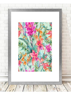 Tablo center Gümüş Çerçeveli Tablo - 24x29cm