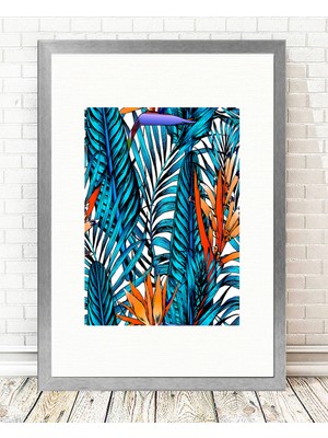 Tablo center Gümüş Çerçeveli Tablo - 24x29cm