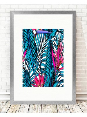 Tablo center Gümüş Çerçeveli Tablo - 24x29cm