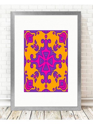 Tablo center Gümüş Çerçeveli Tablo - 24x29cm