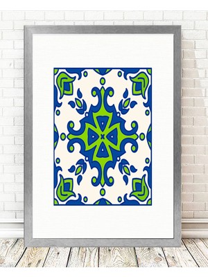 Tablo center Gümüş Çerçeveli Tablo - 24x29cm