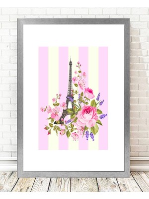 Tablo center Gümüş Çerçeveli Tablo - 24x29cm