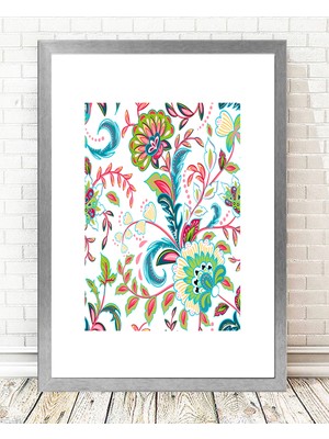 Tablo center Gümüş Çerçeveli Tablo - 24x29cm