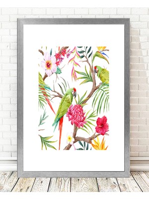 Tablo center Gümüş Çerçeveli Tablo - 24x29cm