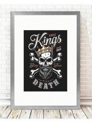 Tablo center Gümüş Çerçeveli Tablo - 24x29cm